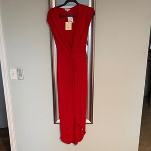 Rolla Coster Vibrant Red Asymmetrical Dress